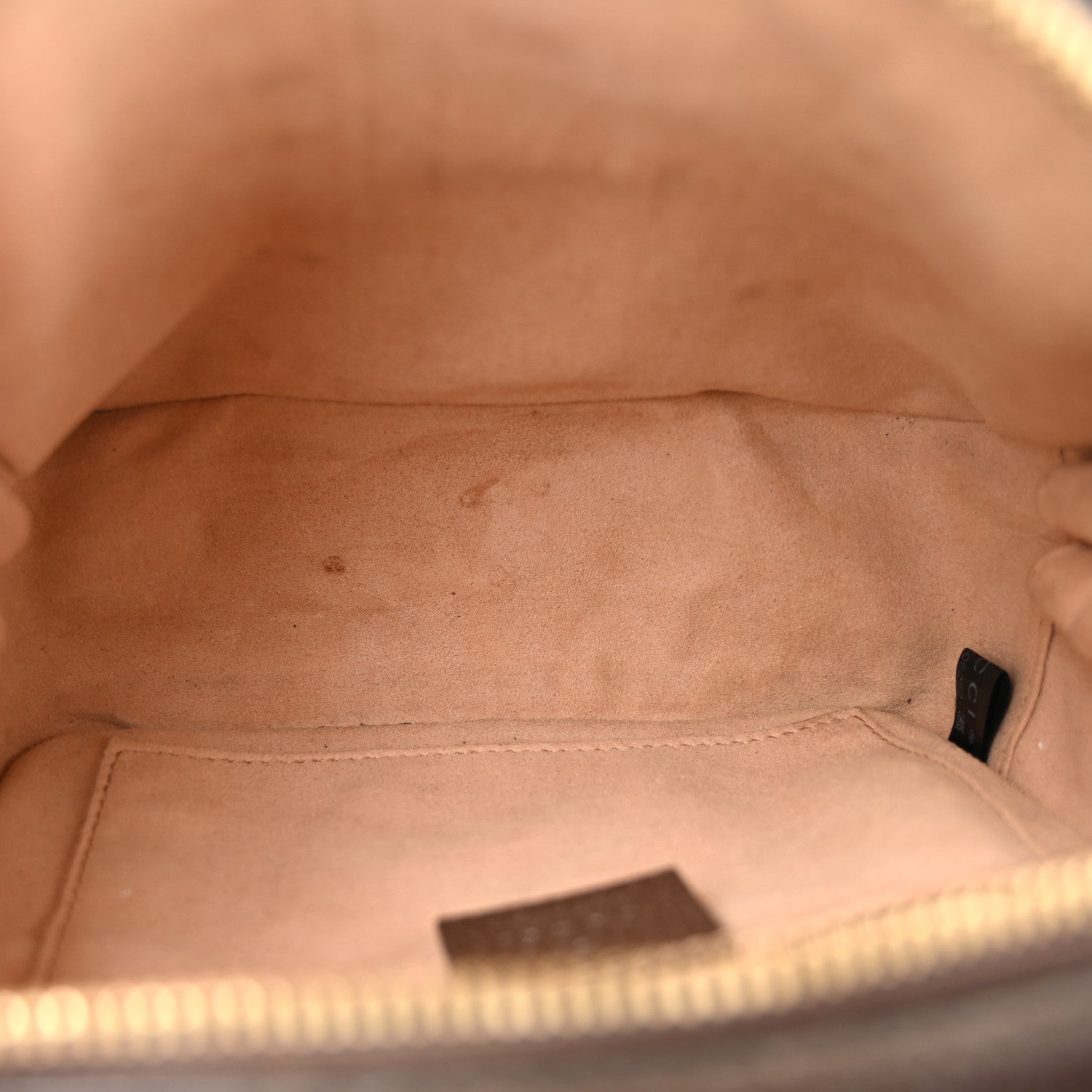 Gucci GG Supreme Monogram Mini Ophidia Top Handle Shoulder Bag Brown 5 of 11