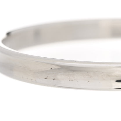 Tiffany Sterling Silver Narrow 1837 Bangle Bracelet 5 of 5