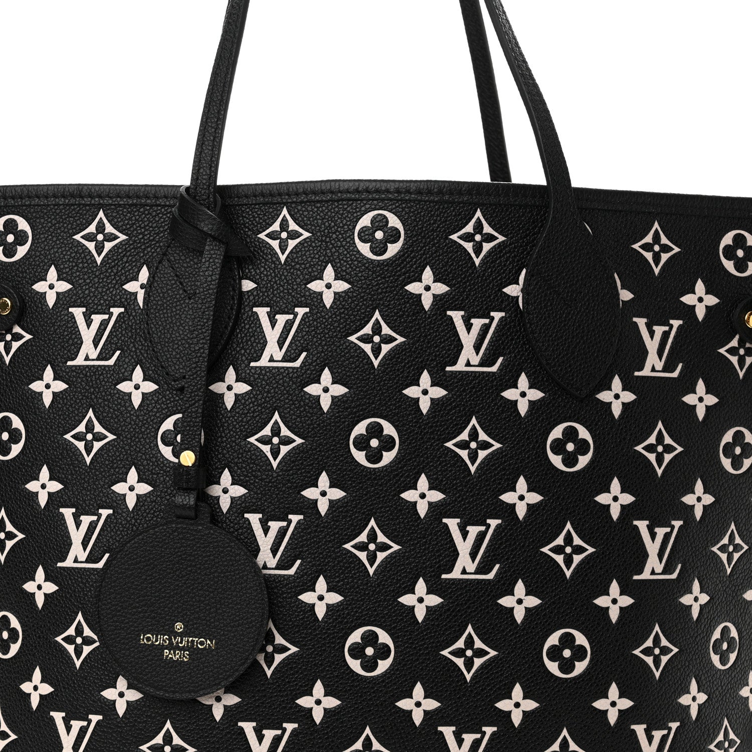 Louis Vuitton Empreinte Spring In The City Neverfull MM Black White Pink 8 of 11