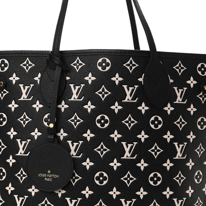 Louis Vuitton Empreinte Spring In The City Neverfull MM Black White Pink 8 of 11