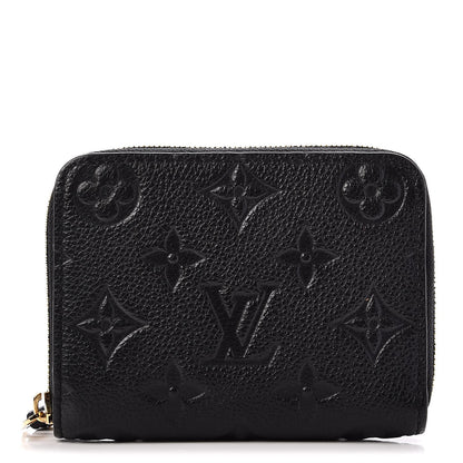Louis Vuitton Empreinte Zippy Coin Purse Black 1 of 8