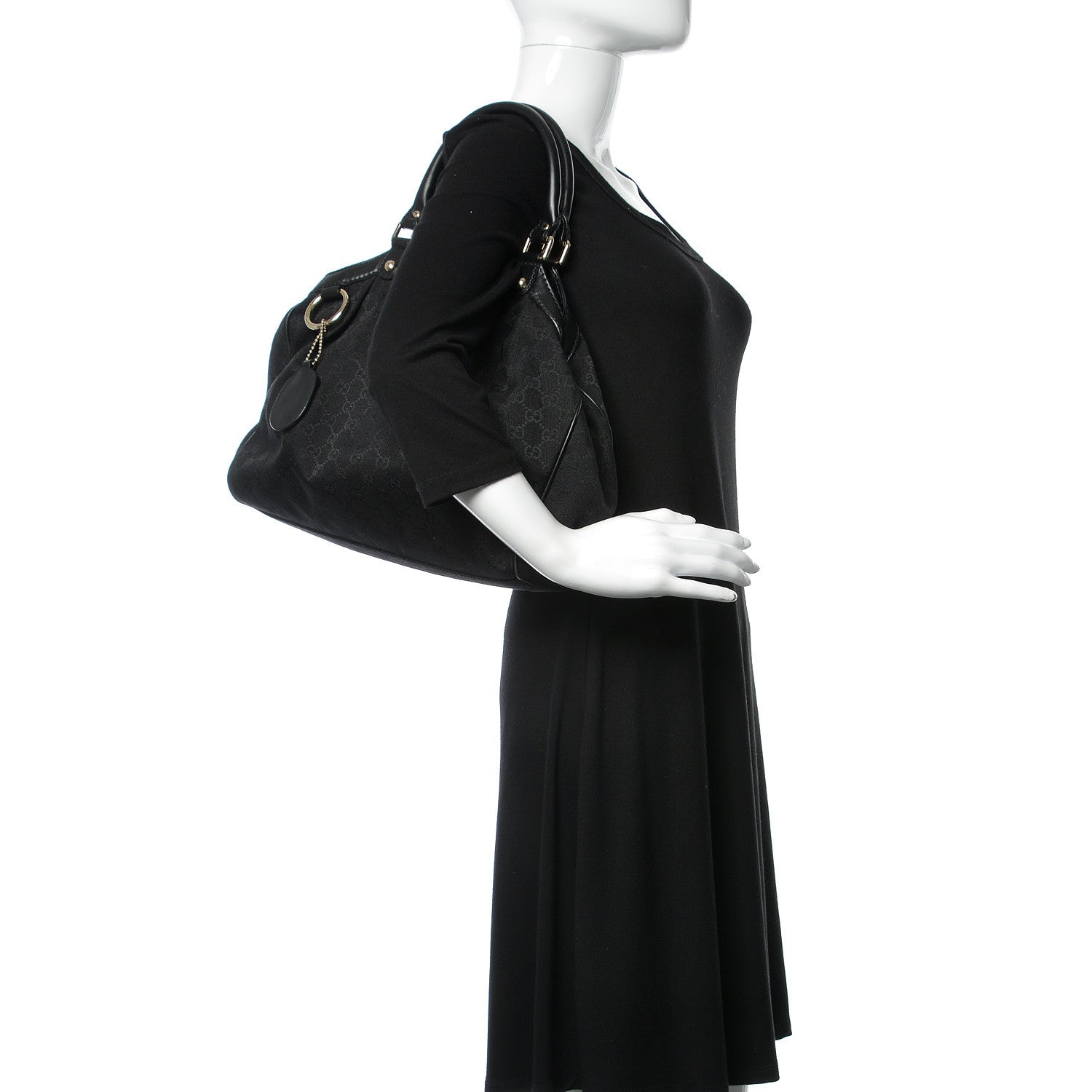 Gucci Monogram Medium Sukey Black 2 of 14