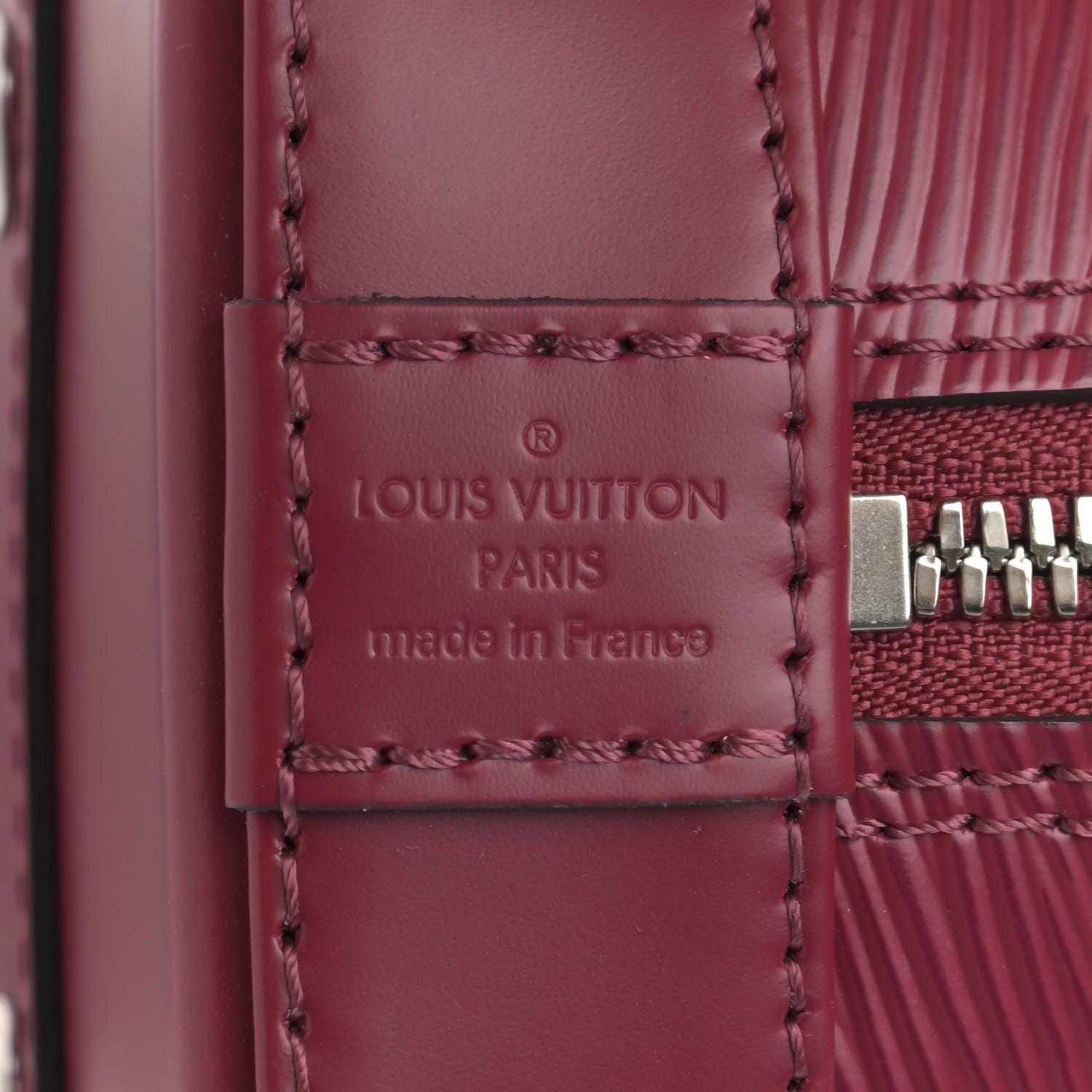 Louis Vuitton Epi Jacquard Alma BB Raspberry 5 of 9