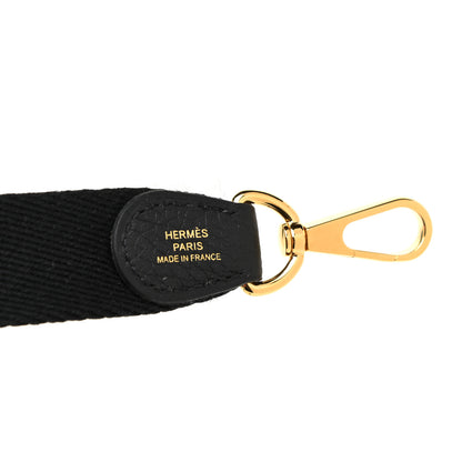 Hermes Taurillon Clemence Evelyne TPM Black 10 of 11
