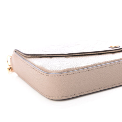Louis Vuitton Empreinte Pochette Felicie Chain Wallet Tourterelle 10 of 13