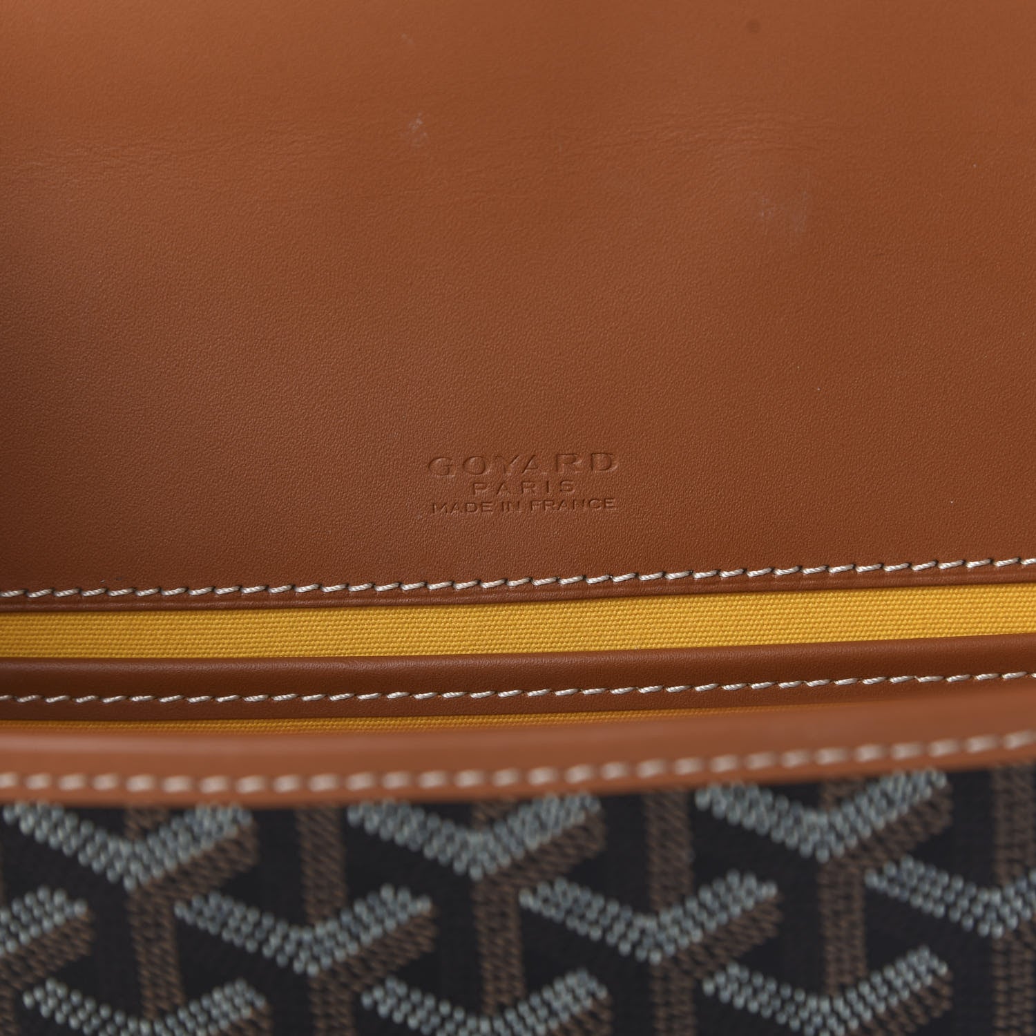 Goyard Goyardine Belvedere II PM Messenger Bag Black Gold 8 of 9