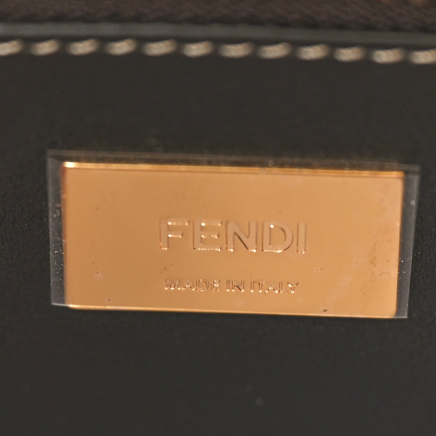 Vitello Nabuk Seta Pequin Medium Peekaboo Iconic Satchel Tobacco Moro Ebano