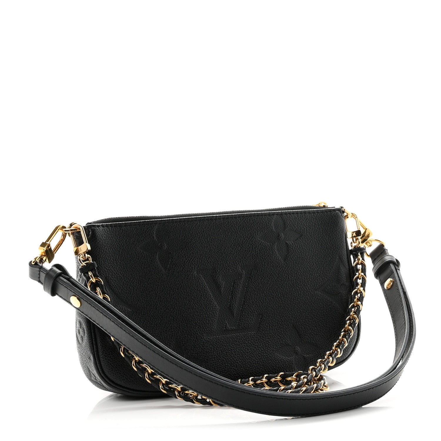 Louis Vuitton Empreinte Monogram Giant Multi Pochette Accessories Black 3 of 10