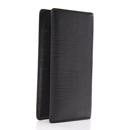 Louis Vuitton Epi Checkbook Cover Black 4 of 9