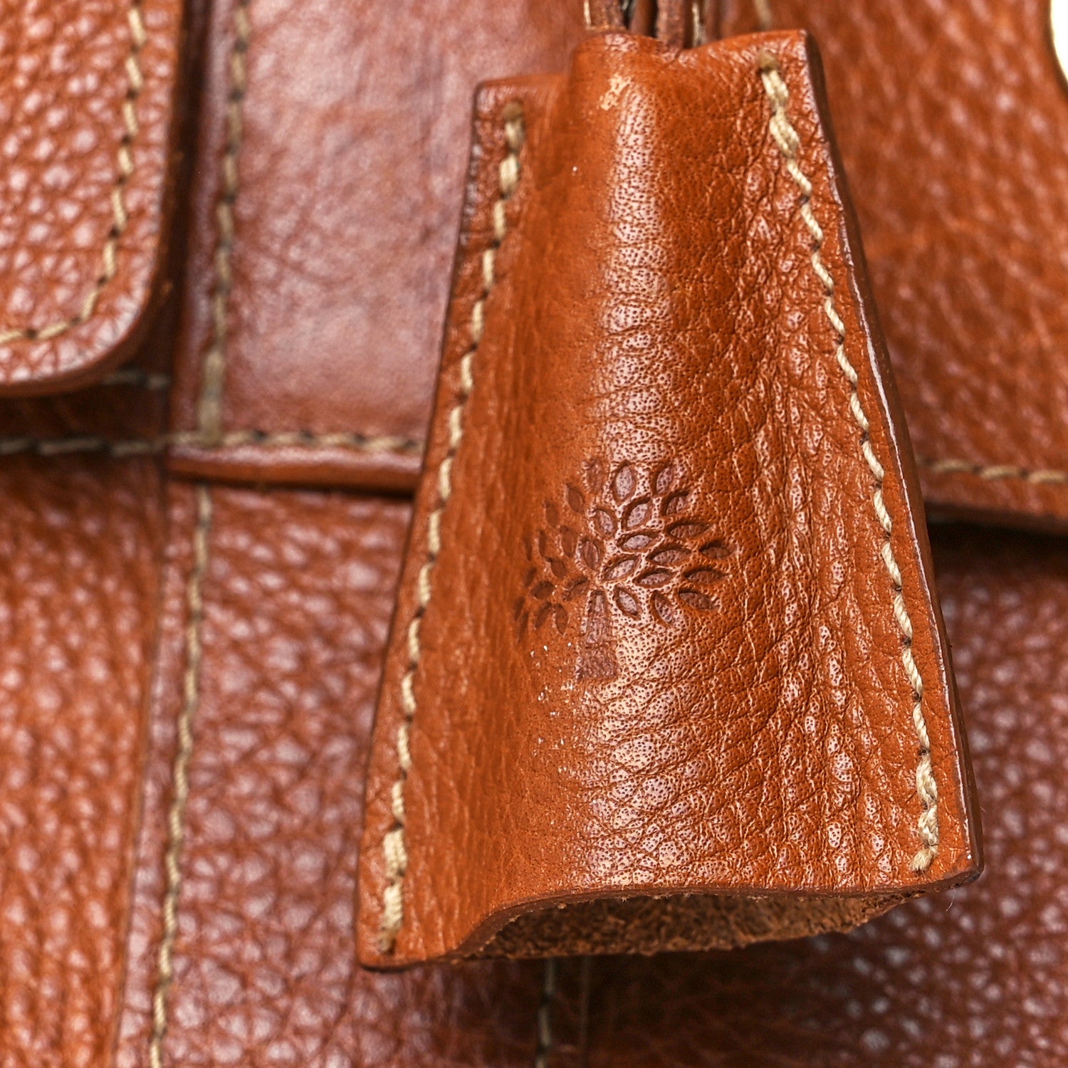 Mulberry Natural Vegetable Tanned Small Bayswater Oak 9 of 16