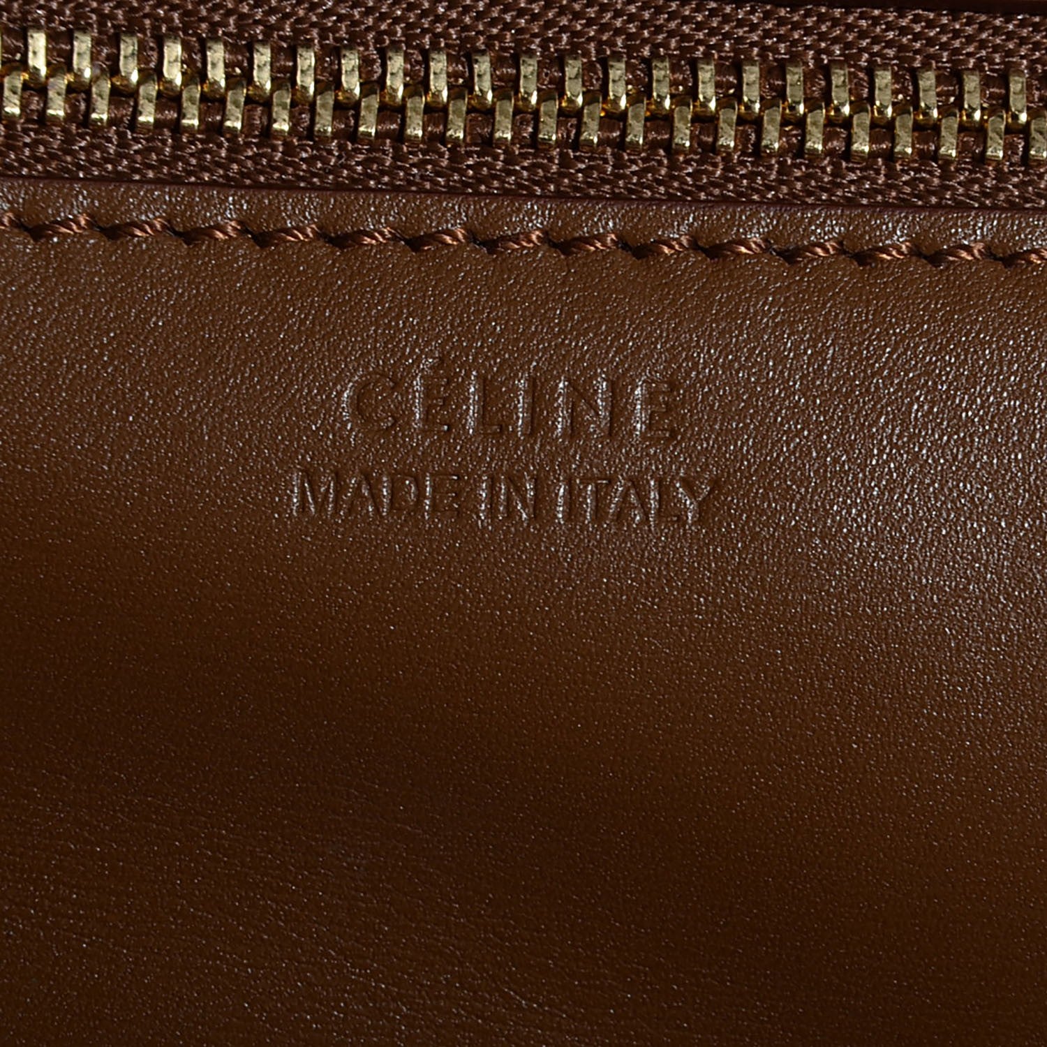 Celine Palmelato Calfskin Mini Tie Knot Tote Camel 6 of 8