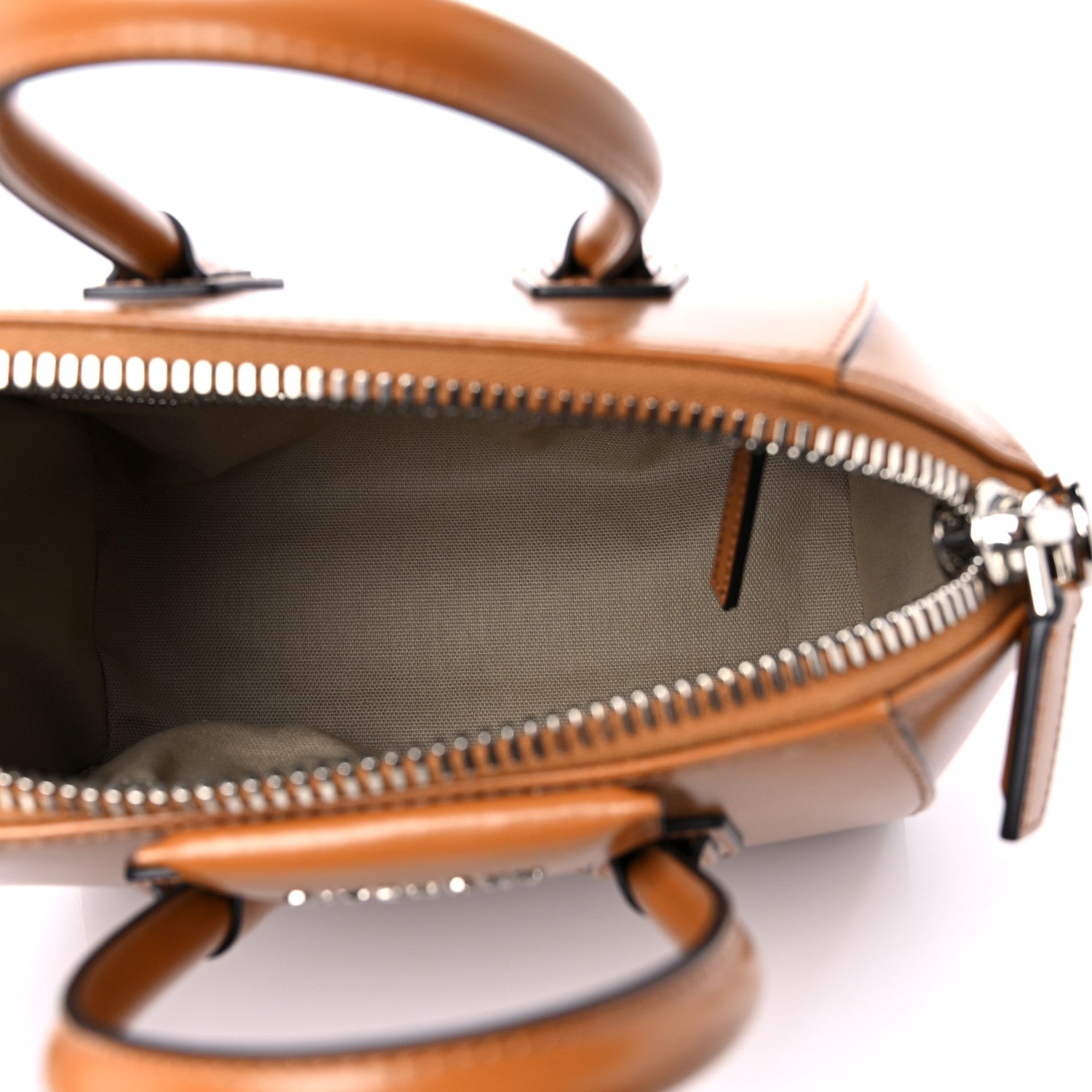 Givenchy Shiny Lord Calfskin Mini Antigona Camel 5 of 13