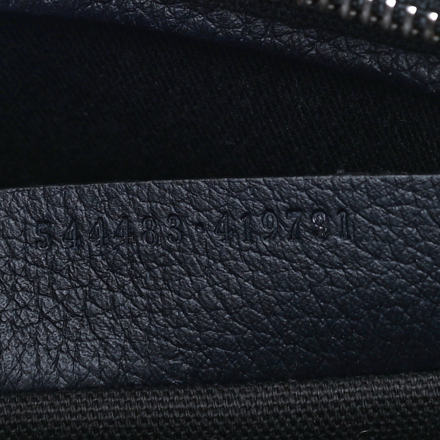 Alexander McQueen Pebbled Calfskin Mini Padlock Navy 7 of 11