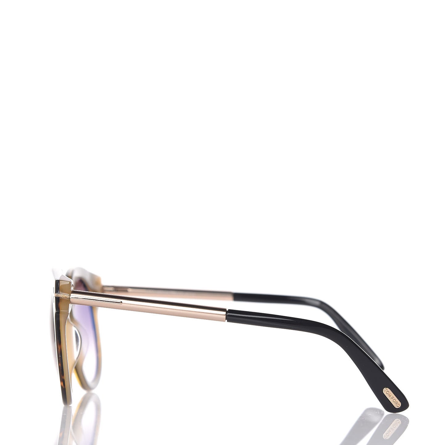 Janina Round Sunglasses TF435 Tortoise Black