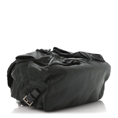 Prada Nylon Vela Medium Backpack Green 4 of 10