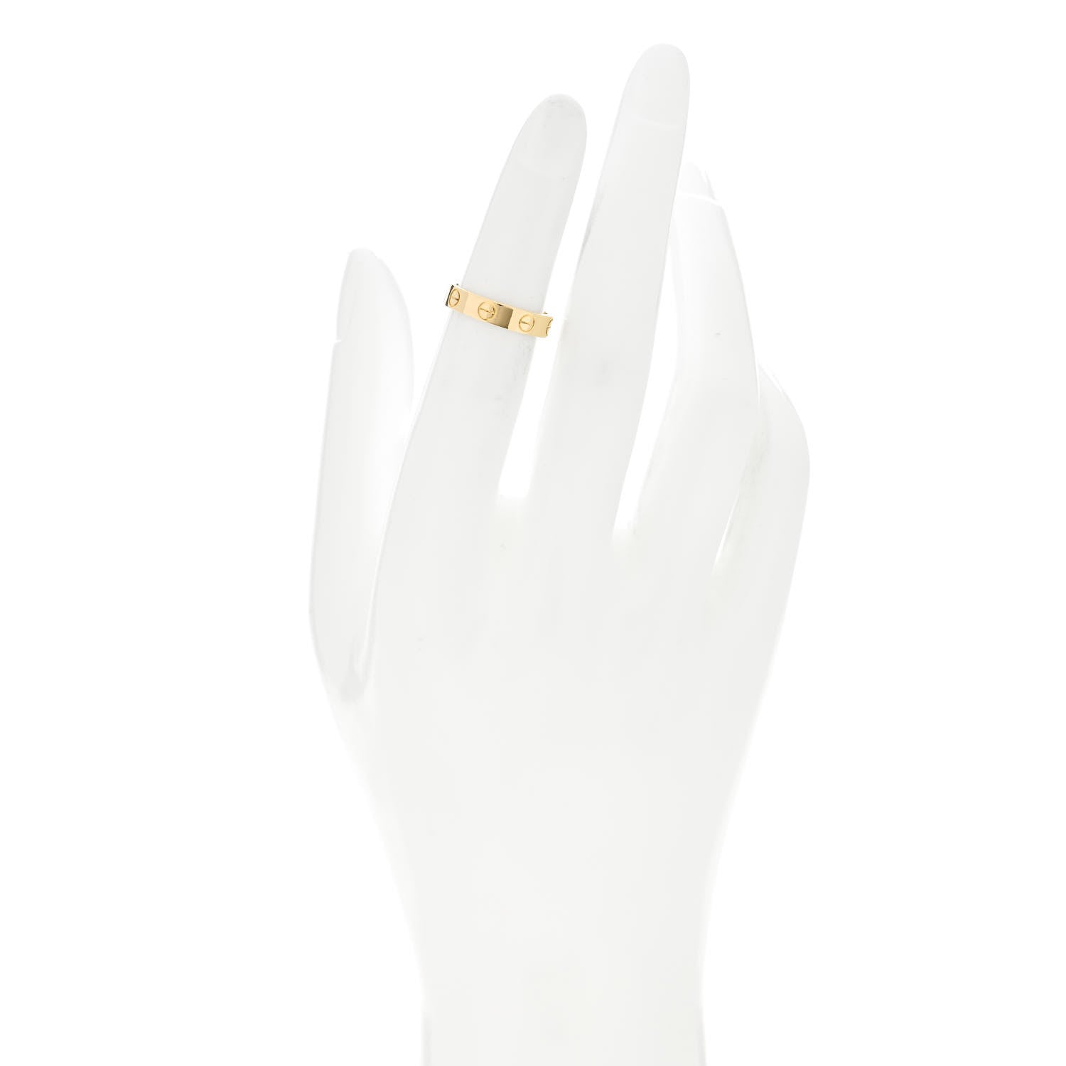Cartier 18K Yellow Gold 3.5mm LOVE Wedding Band Ring 47 4 2 of 5