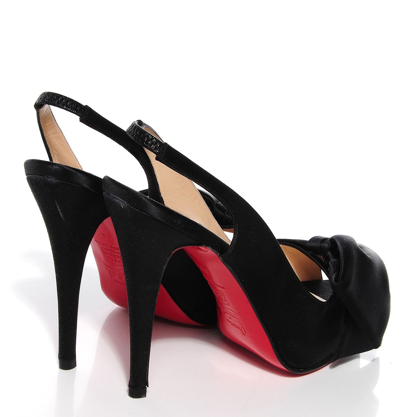 Satin Very Noeud 120 Pumps 36.5 Black