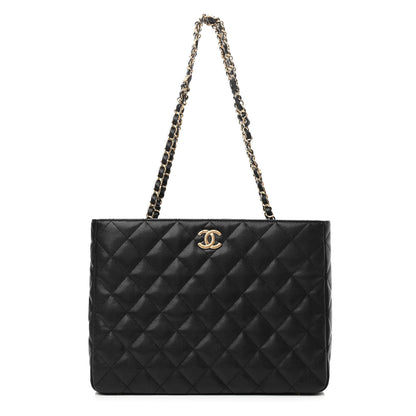 Chanel Caviar Quilted Small Shopping Tote Black 1 of 11