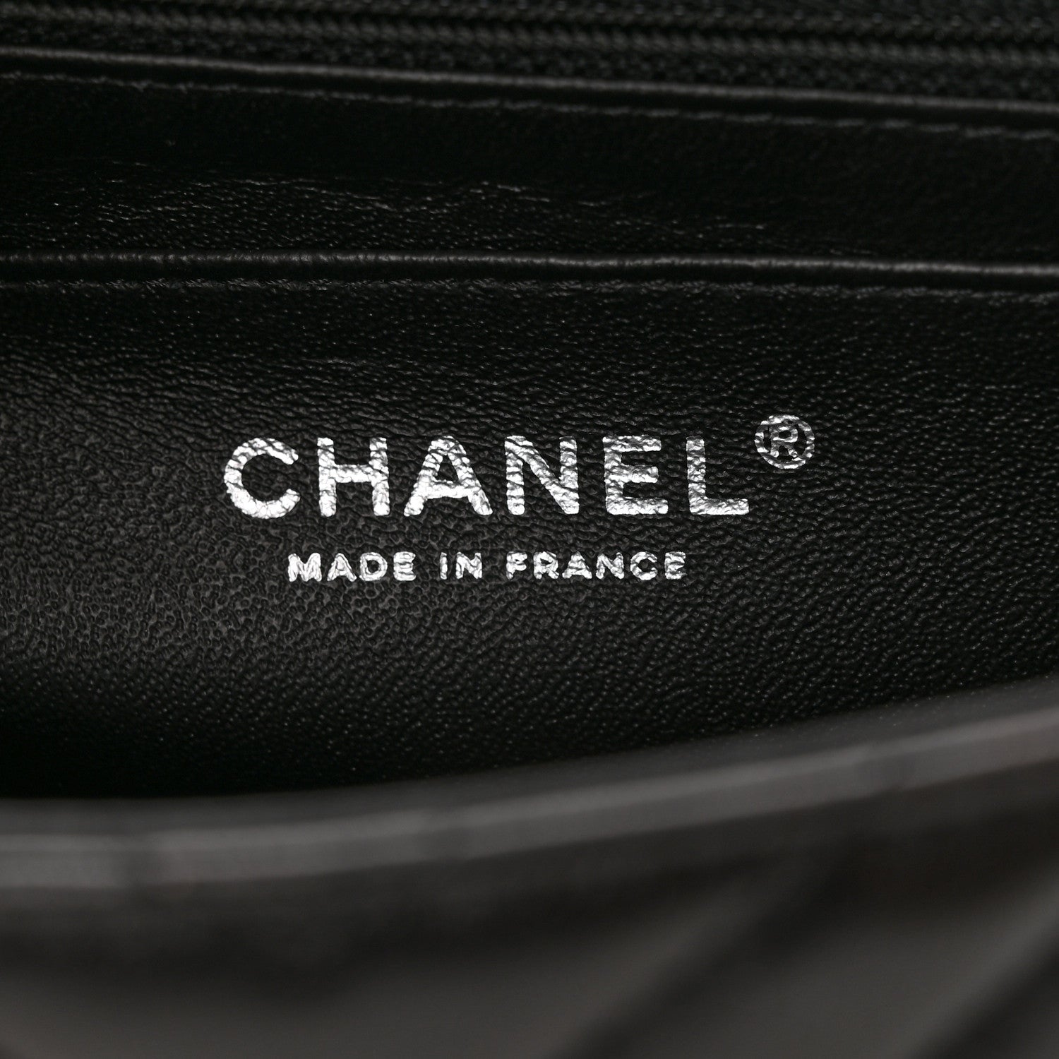 Chanel Lambskin Chevron Quilted Mini Rectangular Flap So Black 6 of 12