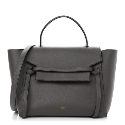 Celine Grained Calfskin Mini Belt Bag Grey 1 of 9