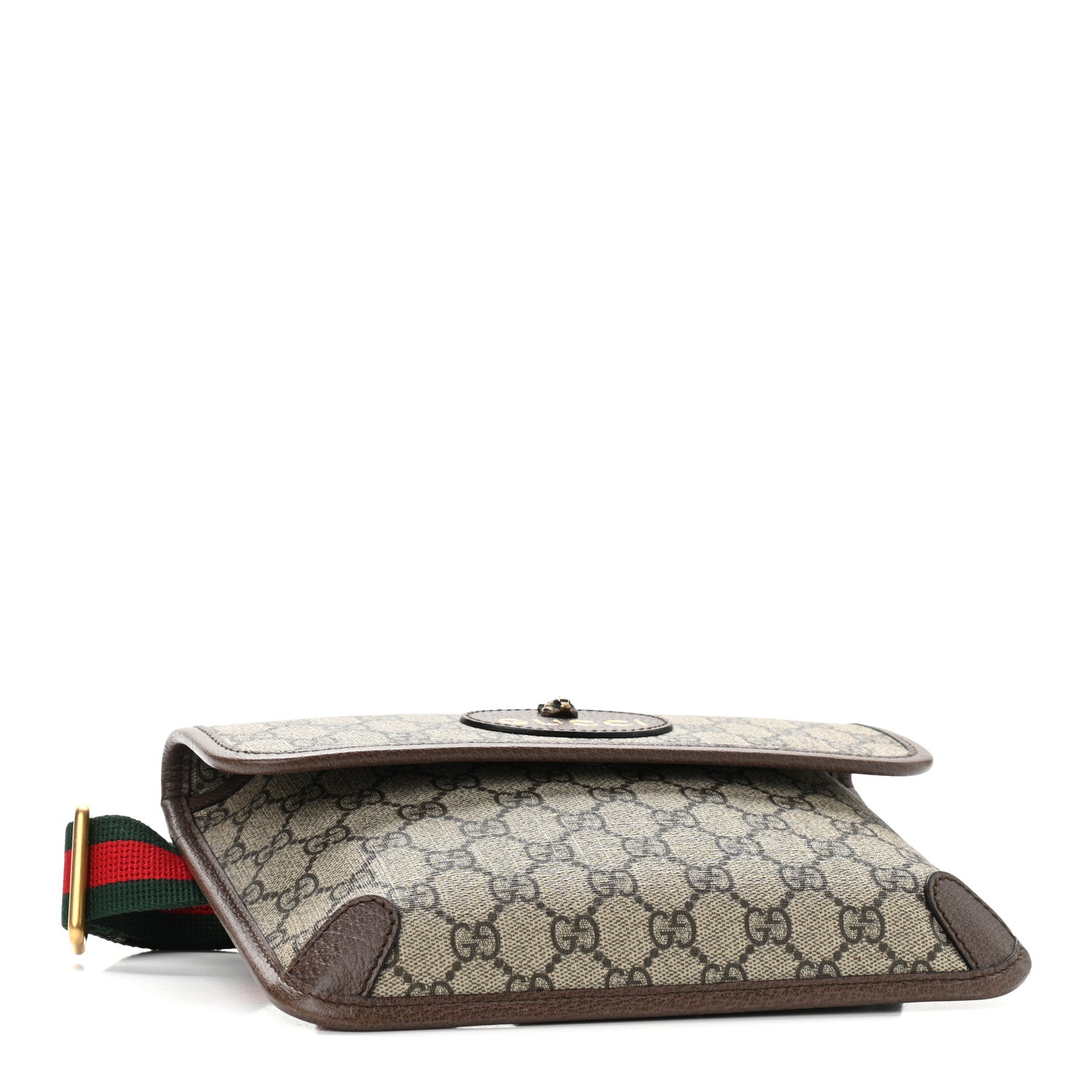 Gucci GG Supreme Monogram Neo Vintage Web Belt Bag Brown 4 of 12