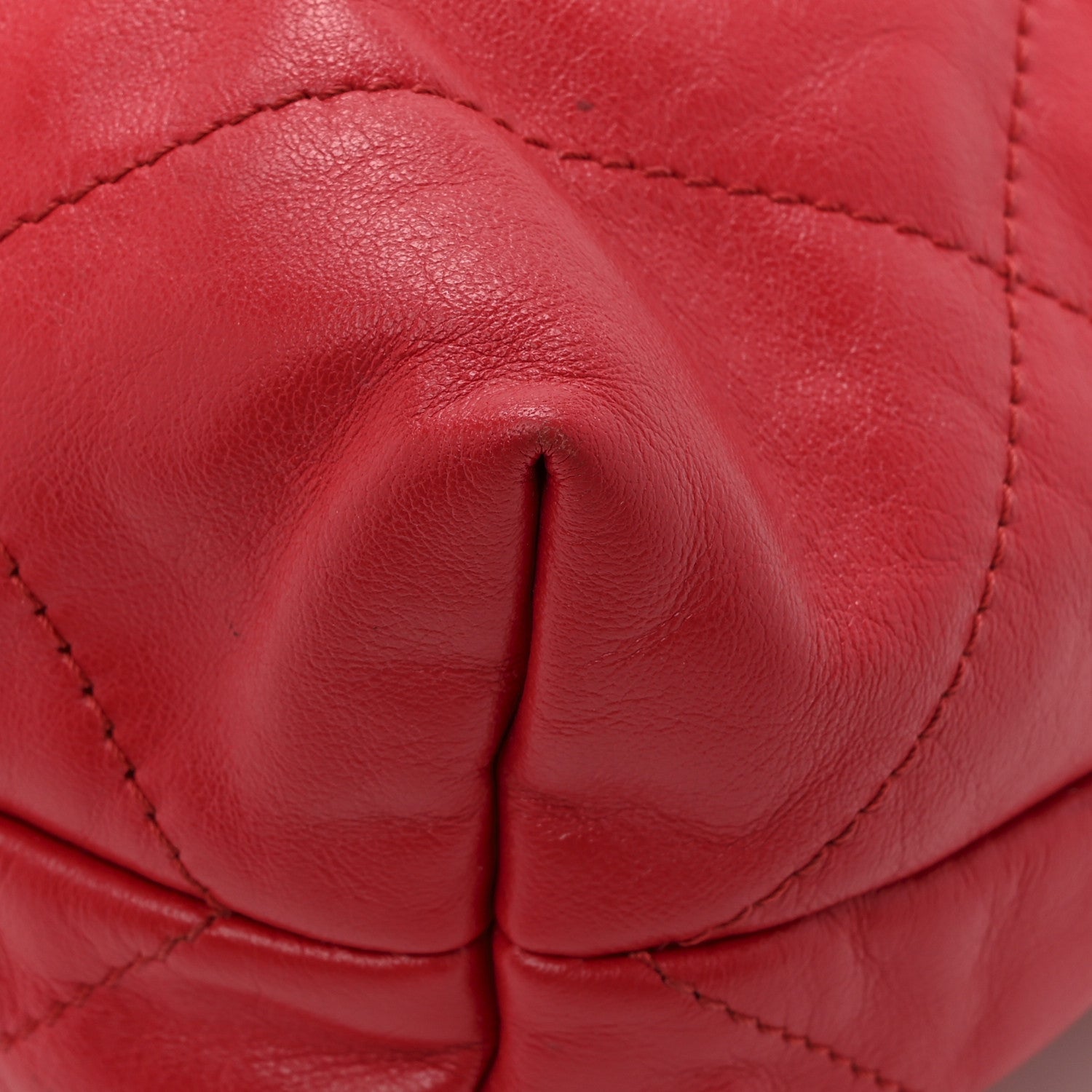Chanel Shiny Calfskin Quilted Small Chanel 22 Red 12 of 13