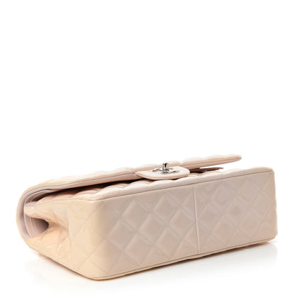 Chanel Patent Quilted Jumbo Double Flap Light Pink 4 of 12