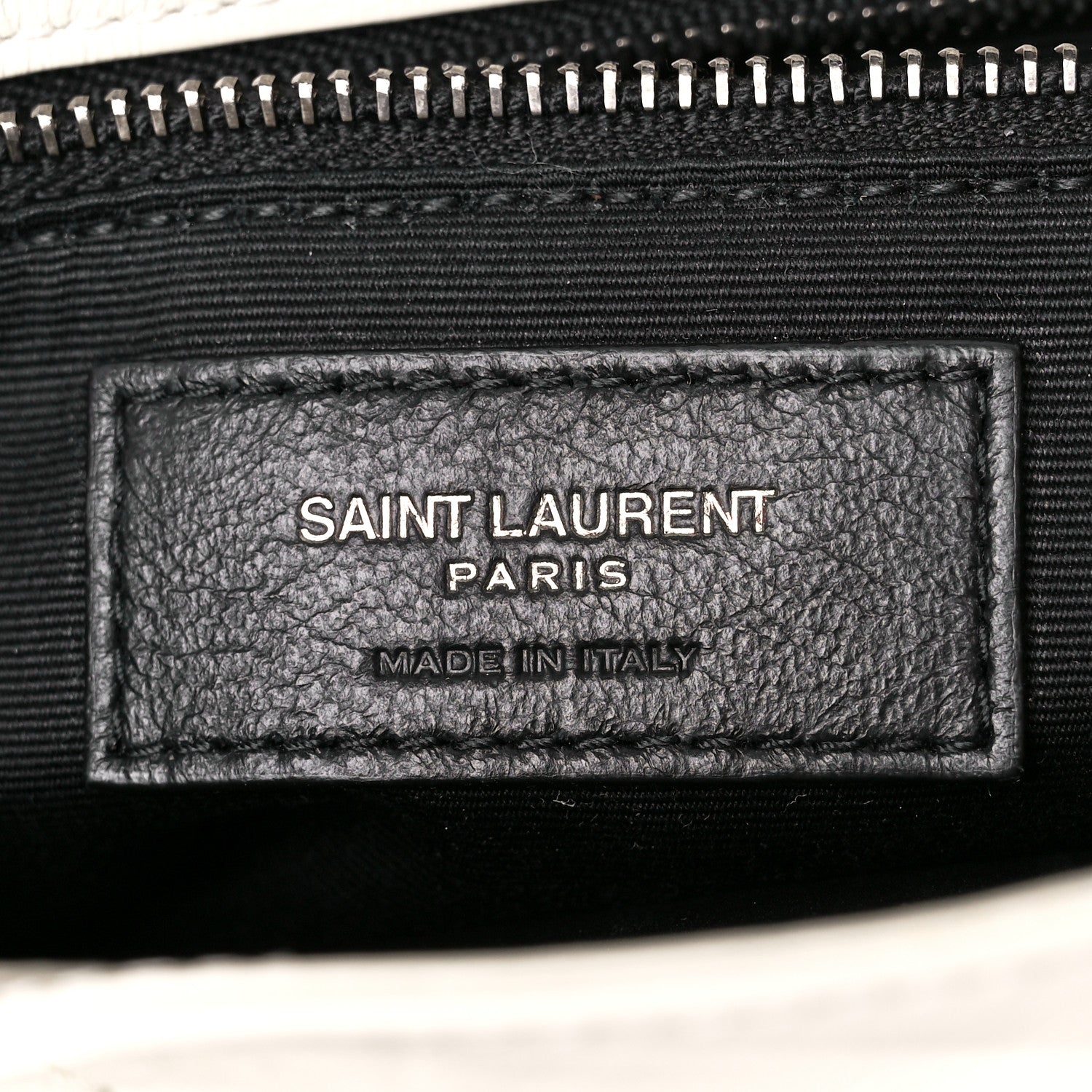 Saint Laurent Crinkled Calfskin Matelasse Monogram Medium Niki Chain Satchel Crema Soft 7 of 11