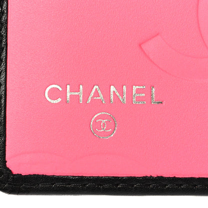 Chanel Calfskin Quilted Cambon Yen Wallet Black 7 of 10