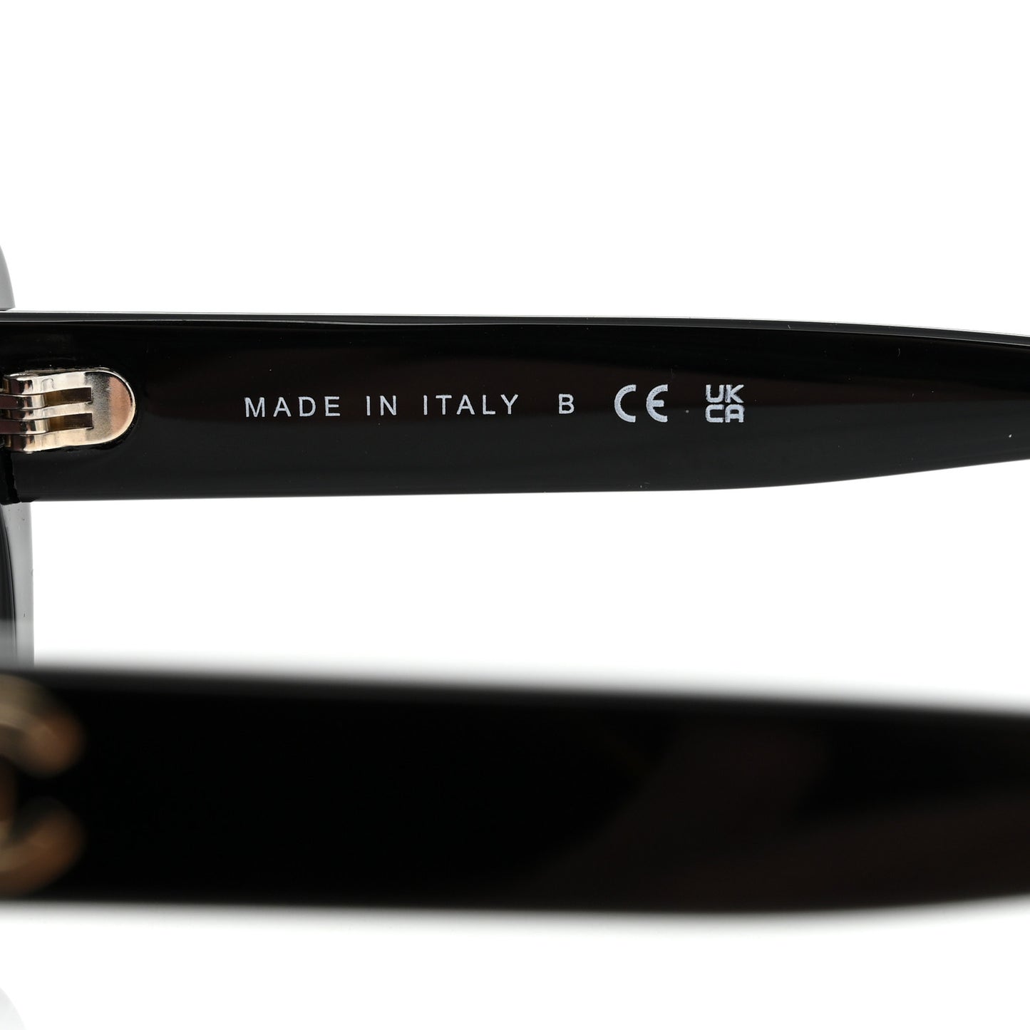 Acetate Pearl Cat Eye CC Sunglasses 5481-H-A Black