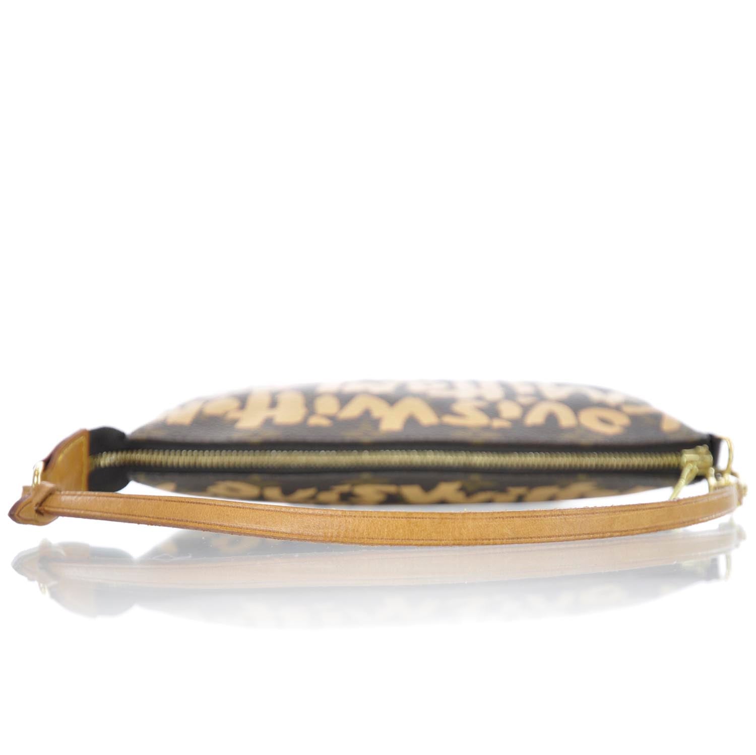 Louis Vuitton Monogram Graffiti Pochette Accessories Peach 3 of 9