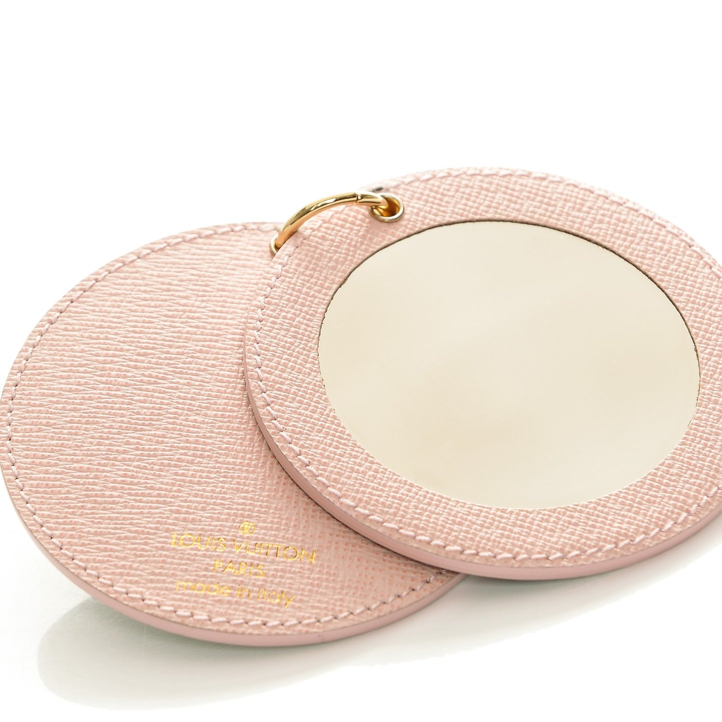 Monogram LV Mirror Key Holder Rose Ballerine