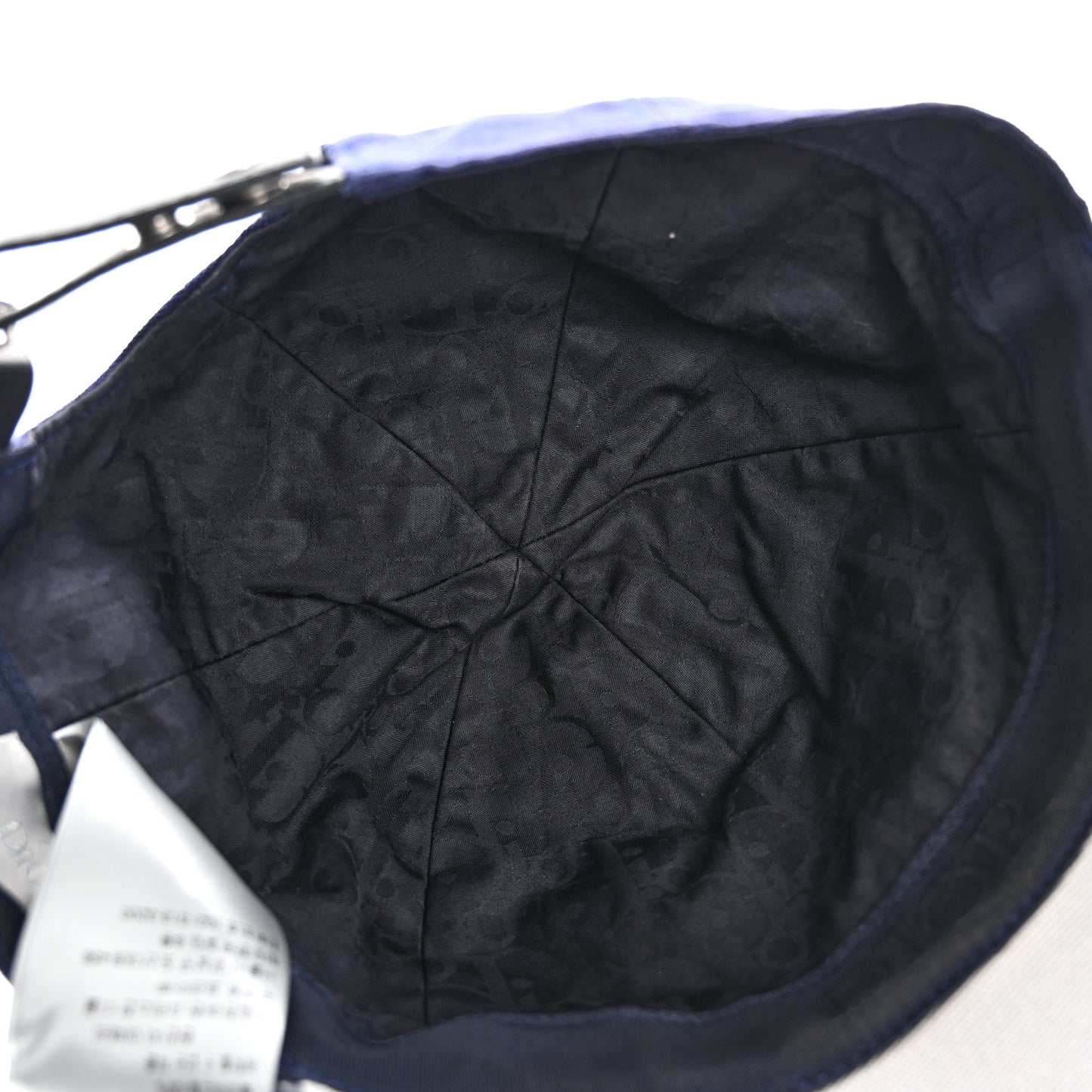 Cotton Embroided Baseball Cap M Blue