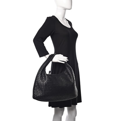 Bottega Veneta Nappa Intrecciato Large Veneta Hobo Black 2 of 12
