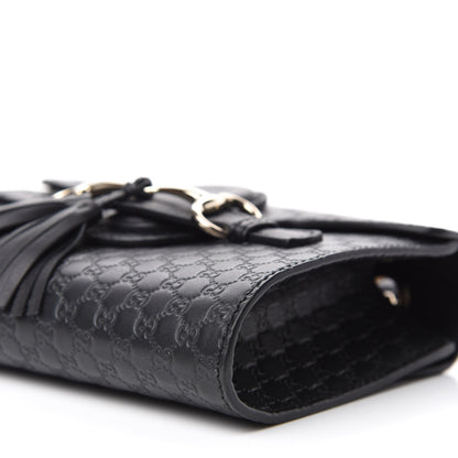 Gucci Microguccissima Mini Emily Shoulder Bag Black 7 of 10