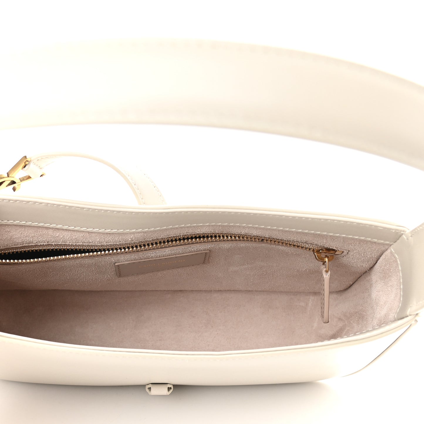 Smooth Calfskin Le 5 A 7 Hobo Blanc Vintage