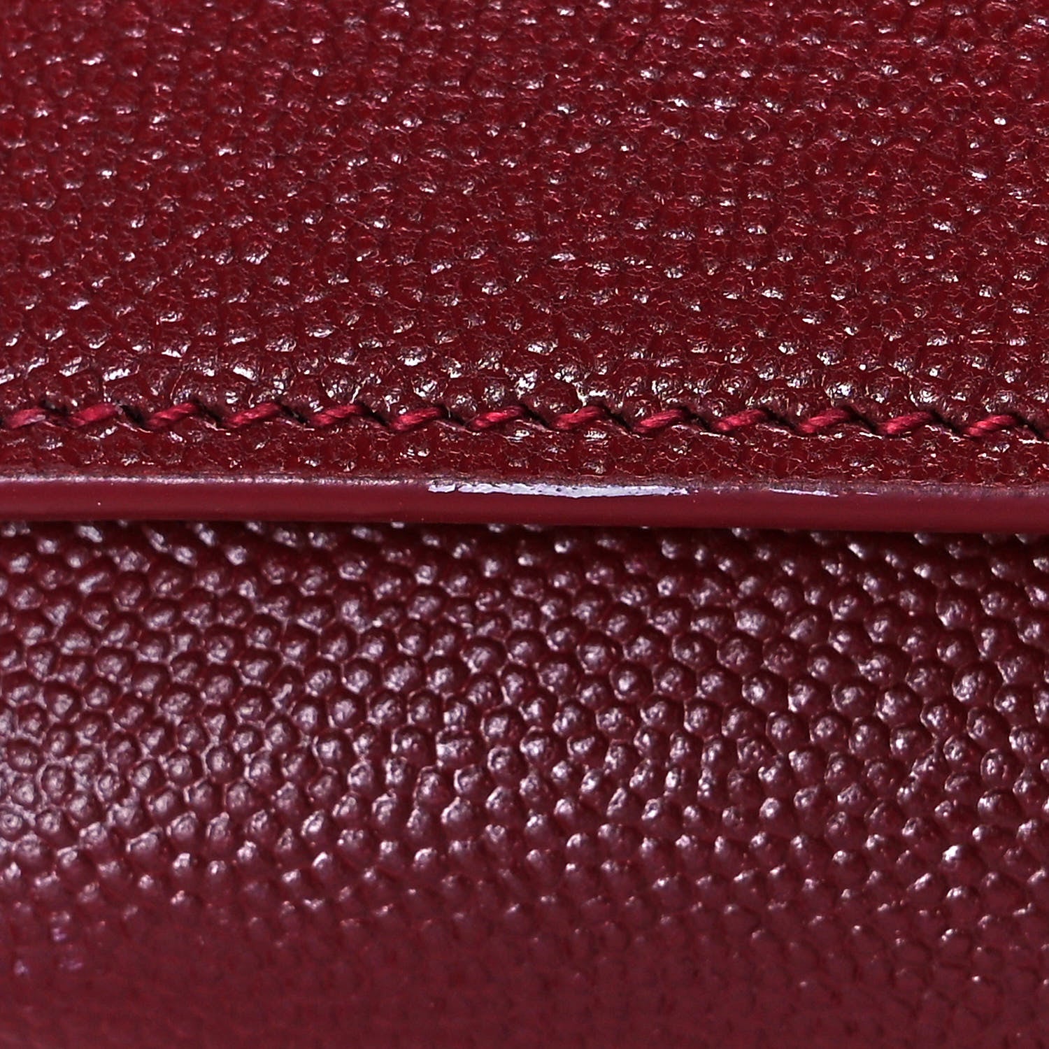 Saint Laurent Grain De Poudre Small Monogram Kate Satchel Rouge Eros 10 of 11