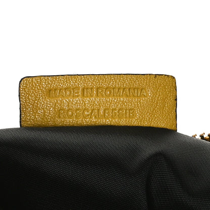 Burberry House Check Bridle Calfskin Peyton Crossbody Yellow 7 of 14