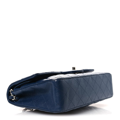 Chanel Caviar Quilted Medium Double Flap Navy 3 of 11