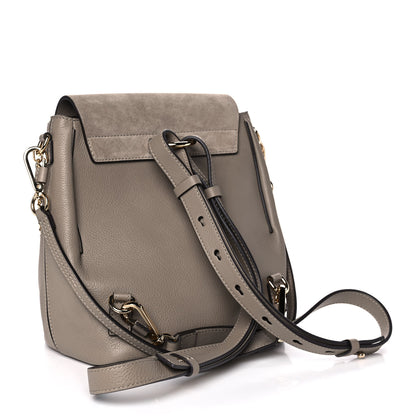 Chloe Suede Calfskin Small Faye Backpack Motty Grey 2 of 9