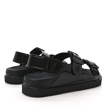 Gucci Rubber Mini Double G Womens Isla Dad Sandals 36 Black 4 of 8