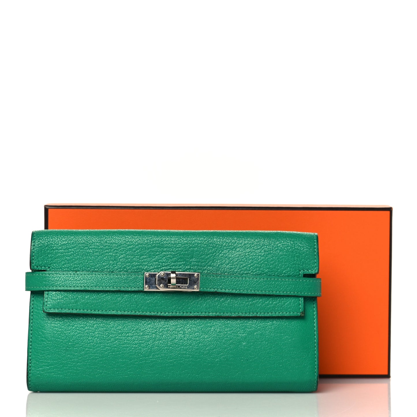 Chevre Mysore Kelly Longue Wallet Menthe