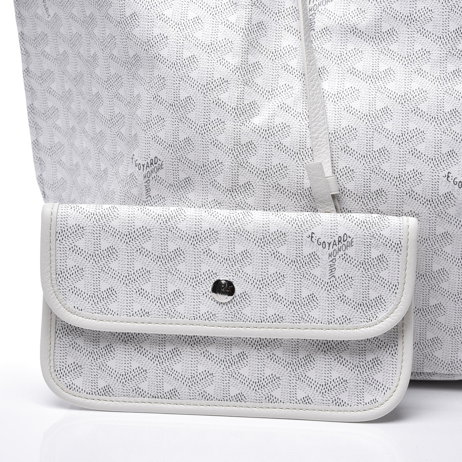 Goyard Goyardine Saint Louis GM White 8 of 10