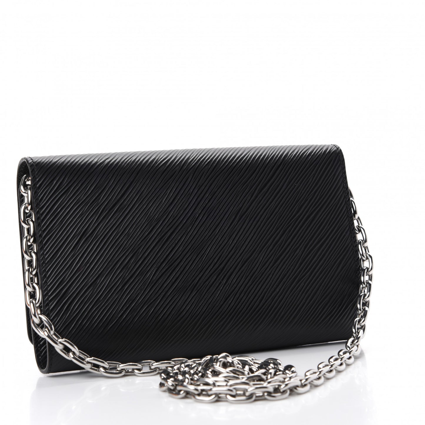 Epi Twist Chain Wallet Black