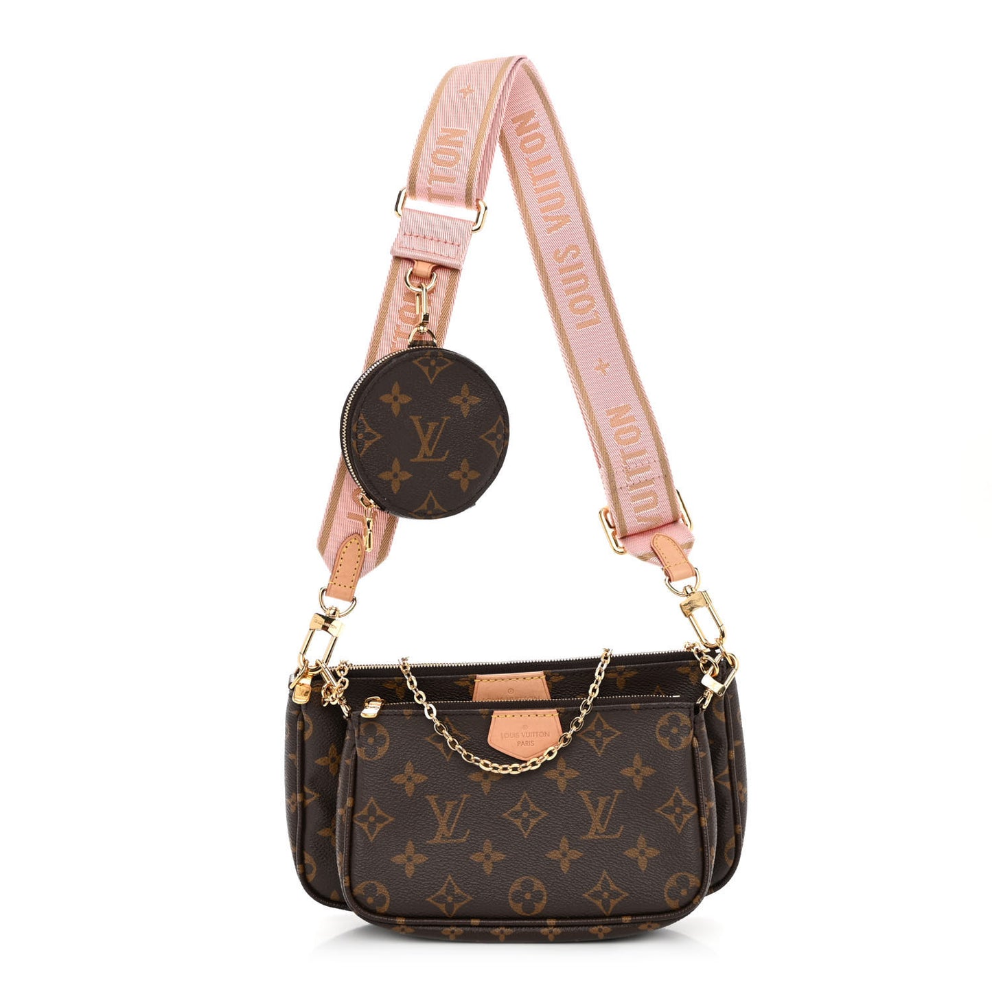 Monogram Multi Pochette Accessories Rose Clair