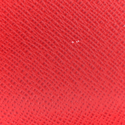 Louis Vuitton Damier Ebene Stories Victorine Wallet Red 8 of 9
