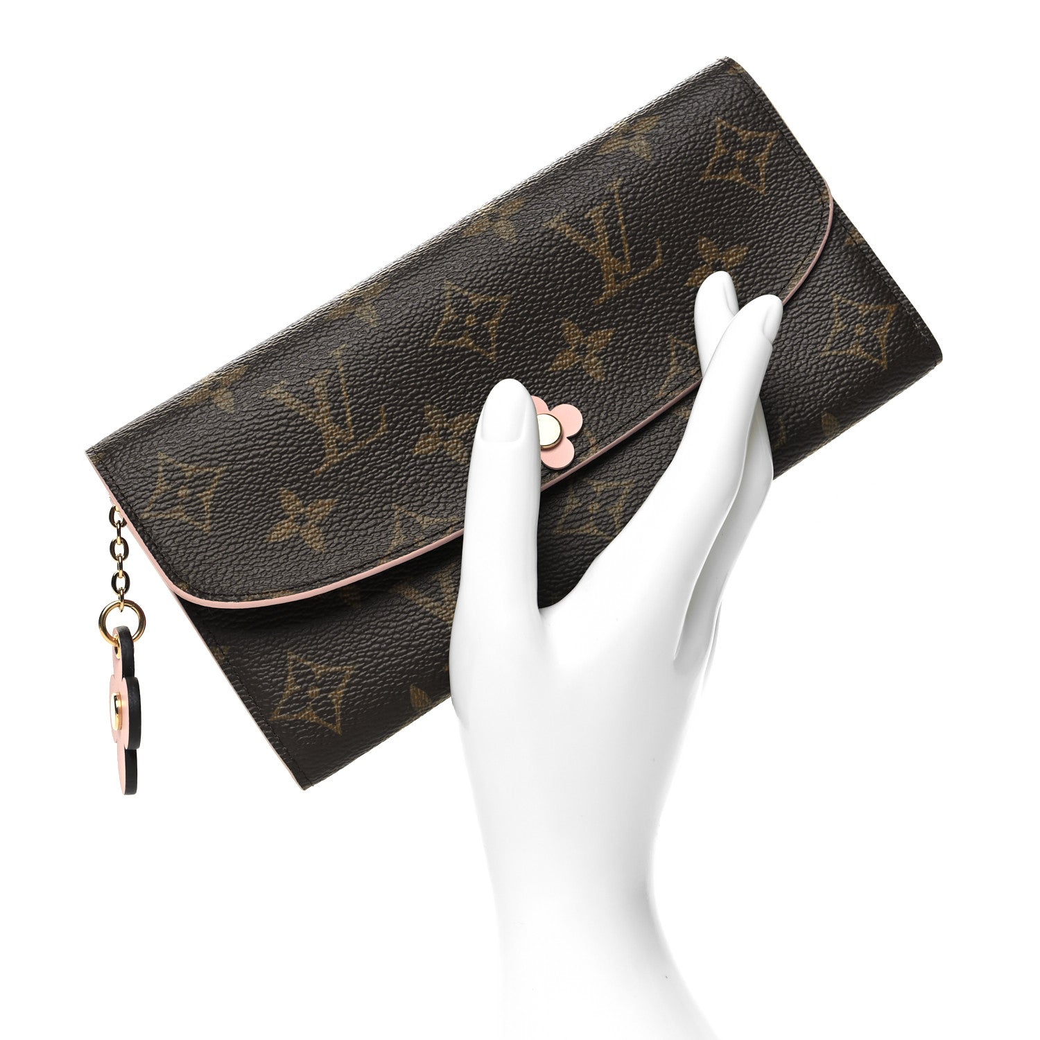 Louis Vuitton Monogram Bloom Flower Emilie Wallet 2 of 9