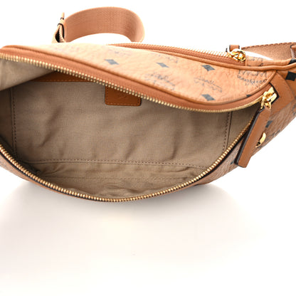MCM Visetos Small Fusten Belt Bag Cognac 5 of 8