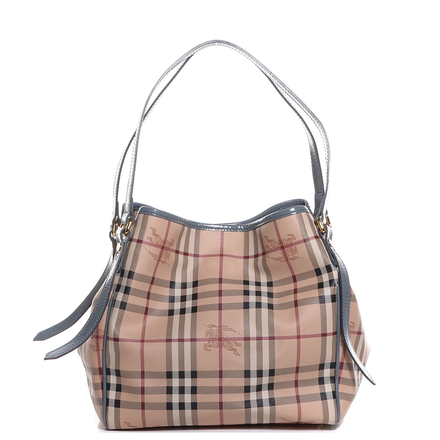 Haymarket Check Small Canterbury Tote Storm Grey