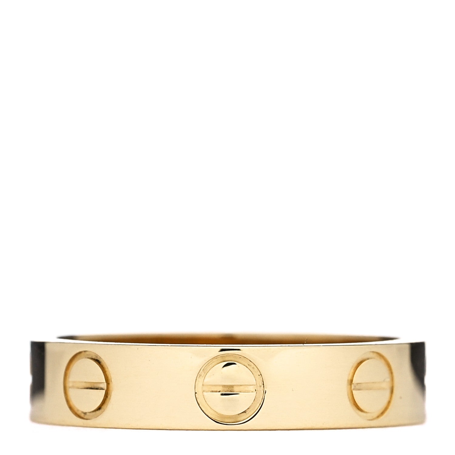 Cartier 18K Yellow Gold 3.5mm LOVE Wedding Band Ring 47 4 1 of 5